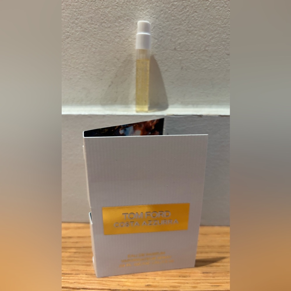New Tom Ford sample vial Costa Azzurra scent .05oz.